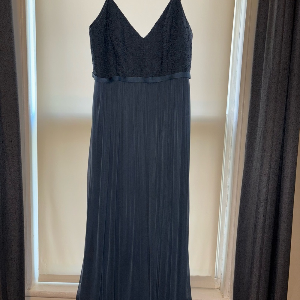 Elegant Blue Evening Gown David’s Bridal women’s size 14